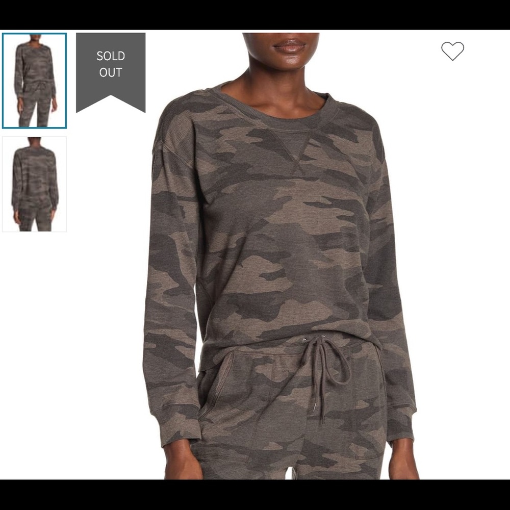 Splendid Camo Sweatshirt
